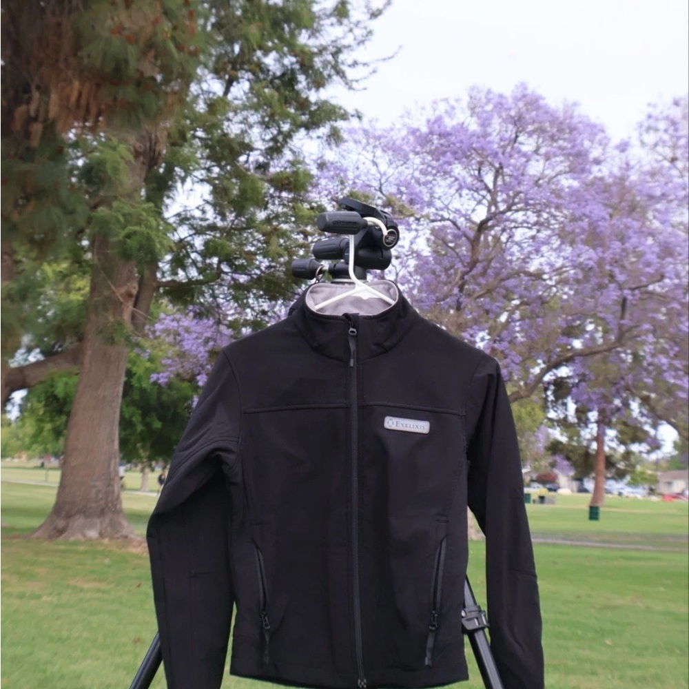 Black Utility Jacket Warm Interior